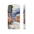 Bustling Victorian Christmas Market - Impact Resistant Phone Case Samsung Galaxy S21 FE Matte
